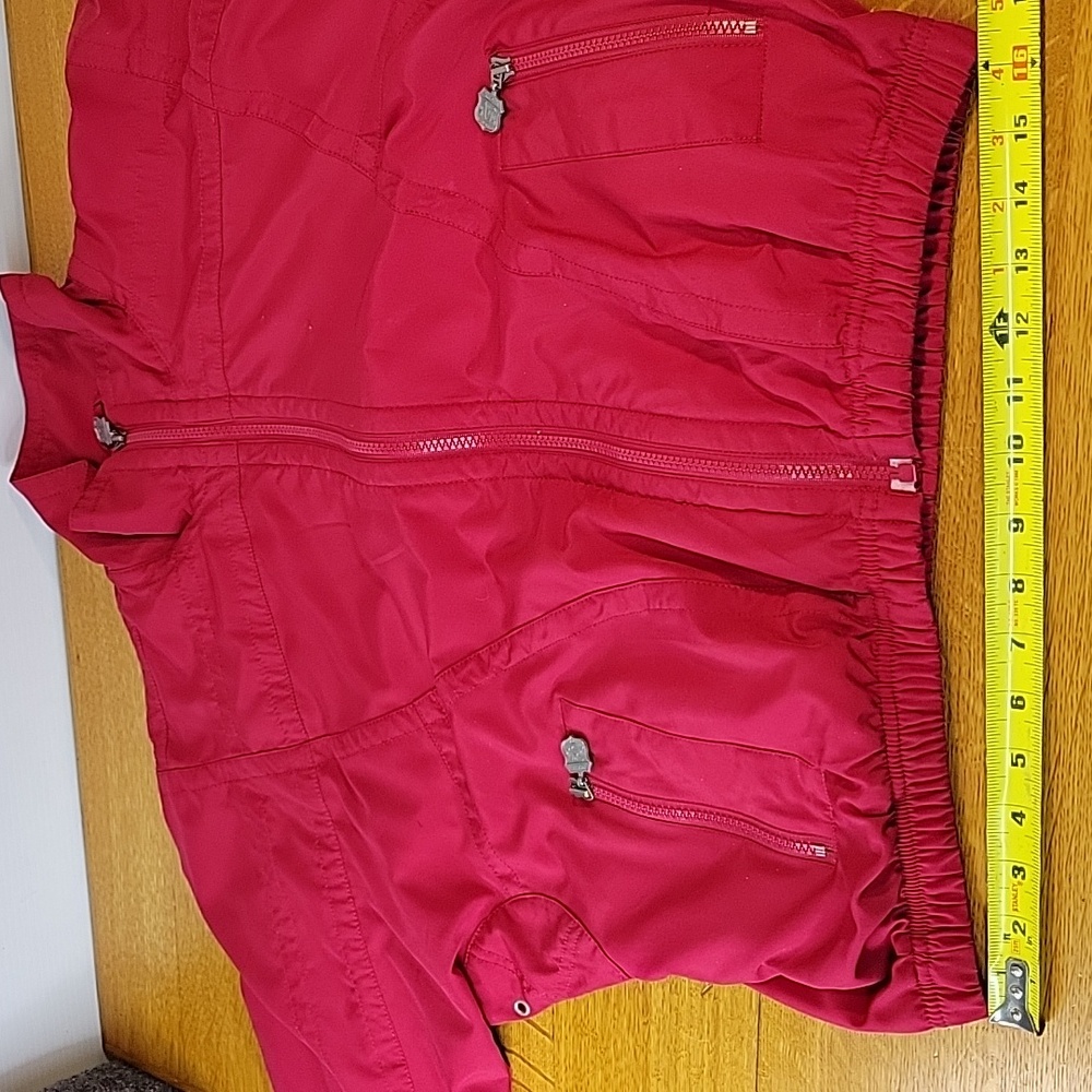 Vintage Kaelin Brick Red Athletic Jogging Suit Jacket & Pants Women's Size MP - Picture 13 of 17